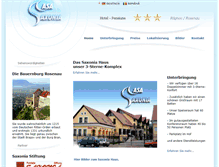 Tablet Screenshot of casa.saxonia.ro